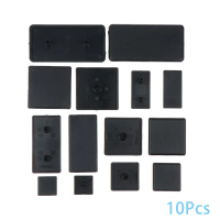 10Pcs 2020 3030 3060 4040 4080 plastik penutup penutup plastik plastik hitam untuk profil aluminium