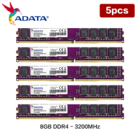 ADATA 5 Pieces RAM DDR4 8GB 2666Mhz 3200Mhz For Desktop Million Purple Qianhong Series 100% Original