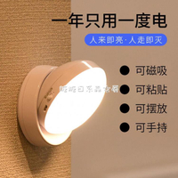 led充電人體感應燈家用節能小夜燈臥室聲光控不插電樓道燈衛