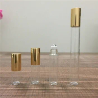 2ml 3ml 5ml 10ml Glass Roll On Roller Bottle for Essential Oils Refillable Perfume Bottle Deodorant Containers With Gold Lid