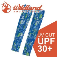 【Wildland 荒野 中性開洞抗UV透氣袖套《水藍》】W1809/春夏款/抗UV/防曬袖套滿額送