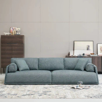 Fabric sofa/minimalist/cotton and linen+down/
