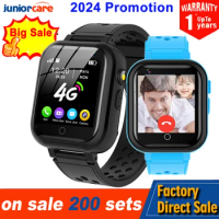 2024 Promotion 4G Smart Watch Kids IP67 Waterproof GPS WIFI With SOS Flashlight Video Call Smartwatch Children Birthday Gift
