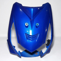Tameng depan beat karbu biru / Panel tameng depan honda beat karbu biru