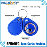 5pcs Waterproof 13.56MHz UID Keyfob Tag RFID Access Control Clone Key Card Token Writable IC Card Clone Changeable Keyfob