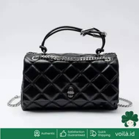 Marc Jacobs The Quilted Medium Dual Convertible Shoulder Bag Black Black