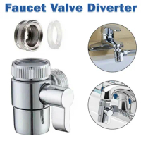 M22 X M24 Faucet Adapter 3 Way Diverter Valve Water Tap Connector Kitchen Faucet Adapter For Toilet Bidet Shower