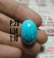 batu pirus serat perak HQ natural