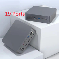 Rocketek multi usb port type c docking station HDTV Displaylink usb c hub