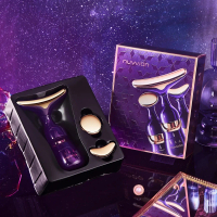1pc NuVision 3-in-1 Multifunctional Facial Massager, Deep Skin Device, High-Frequency Vibration, Ful