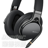 【送皮質收納袋】SONY MDR-1AM2 黑色 高音質輕巧耳罩式耳機 4.4mm平衡傳輸