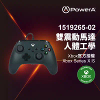 【PowerA】|XBOX 官方授權|有線遊戲手把(USB-C)(1519265-02)-黑