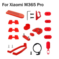 Rear Mudguard Support Fender Shock Absorption Kits For Xiaomi M365 Pro Electric Scooter Charging Port Dust Plug Accessories