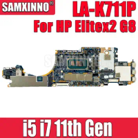 For HP Elitex2 G8 Laptop Motherboard M51656-601 M51656-001 with i5 i7 11th Gen CPU 16GB 32GB RAM LA-K711P 100% Working