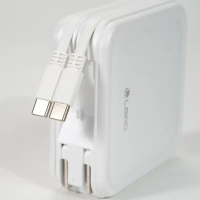 【LAPO】超進化八合一 10000mAh 無線快充行動電源 WT-08CL/TC _Rainbow 3C-柔霧白,TC +Lightning