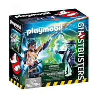 Playmobil 摩比 魔鬼剋星 9224 史賓格勒博士 &amp; 幽靈 【鯊玩具Toy Shark】