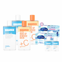 【MAYBELLINE 媚比琳】輕柔眼唇卸妝液/高效潔淨輕柔卸妝水 重量版囤貨組150ml(4入組)