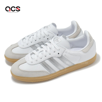 adidas 德訓鞋 Samba OG W 女鞋 白 銀 復古 膠底 休閒鞋 愛迪達 JI2725