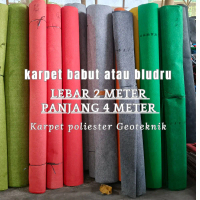 [ 2 x 4 ] meter karpet meteran atau karpet bludru geotextil karpet dekorasi rumah dan weding, panggu
