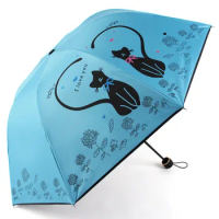 Aurora creative cat Vinyl xh1435 parasol umbrella UV umbrella umbrella advertising umbrella