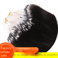 Ring Hair Extensions 100pcs Machine Remy Hair Micro Bead Loop Remy Hair 100% Human Hair 16-28 inch