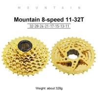 8 9 10 11 Speed Bicycle Freewheel MTB Road Bike Bracket Sprocket Ultralight Aluminum Alloy Bike Cassette 11-25/28/32/36/40/42T