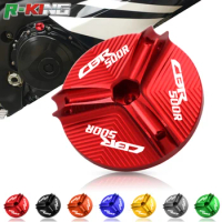For Honda CBR500R 2013-2018 2014 2015 CBR500 CBR 500 R 500R Motorcycle Engine Oil Cup Cover Oil Filler Drain Plug Sump Nut Cap