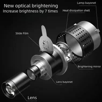 LUYP Optical Snoot Bowens Mount Projector Cahaya Fotografi 35 Set - MM-06 PRO IH Hitam