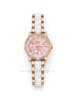 Alexandre Christie AC 6141 BF Jam Tangan Wanita Multifunction Silver Dial Dual Tone Stainless Steel