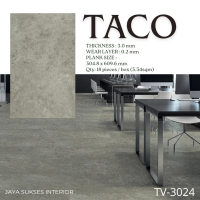 Lantai Vinyl Stone TACO TV 3024 Grey Slate Tebal 3 mm / Box