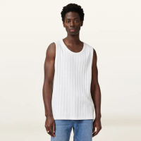 【ALLSAINTS】DENVER 棉質寬鬆無袖背心-白 MD140Y(舒適版型)