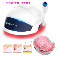 Lescolton Men Hair Growth Cap LLLT Helmet Laser Hair Regrowth Hair Loss Laser Treatment Hair Fast Growth Anti Hair Loss Device