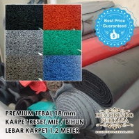 Keset Karpet Mie Bihun PVC Perangkap Debu Meteran Super Tebal 18mm