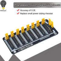 7 Seven Decade 1R - 9999999R Programmable Adjustable SMD Resistor Slide Resistor Board Step Accuracy 1R 1% 1/2 Watt Module 200V