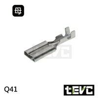 《tevc》Q41 母端子 312型 端子 對插端子 壓線端子 插簧 冷壓端子 接線端子 插片 接頭 PIN