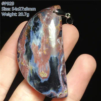 Natural Blue Pietersite Pendant Jewelry For Women Lady Man Healing Love Gift Silver Namibia Crystal 54x27x8mm Beads Stone AAAAA