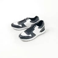 Sepatu LOUIS VUITTON LV RUN AWAY ECLIPSE WHITE BLACK SNEAKER 100% ORIGINAL 42