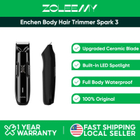 Enchen Spark 3 Pemangkas rambut badan Body Hair Trimmer Epilator Electric Body Hair Shaver With Trav