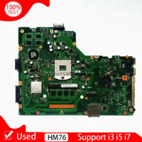 Used Laptop Motherboard For ASUS X75VC X75VB X75VD X75VD1 X75V Mainboard HM76 Support I3 I5 I7 Cpu