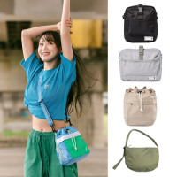 【plain-me】多款任選☆防潑水旅行小包 側背包(男女斜背包 橫式大容量 多夾層 舒跑聯名 水桶包 半月包)