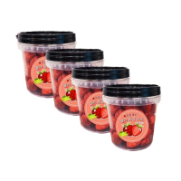 【吉好味】韓國草莓凍乾x4罐(160g/罐)