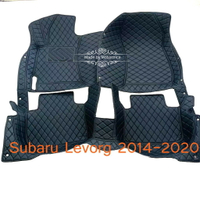 適用 Subaru Levorg 速霸陸檸檬哥專用包覆式汽車皮革腳墊 腳踏墊 隔水墊  耐用 覆蓋絨面地毯