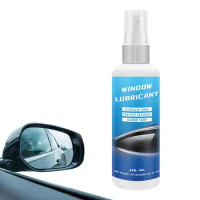 100ML Car Electric Window Lubricating Fluid Silicone Spray Car Door Glass Lifting Rubber Sealing Strip Softening Cleaning Agent