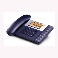 室內電話 有線電話 中諾W598電話機 座機 家用有線固話辦公商務時尚固定電話機 屏幕背光