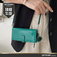 韓國OMNIA bubble多功能真皮長夾女皮夾手機包側背包斜背包 NO.3352U