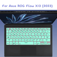 for Asus ROG Flow X13 (2023) GV302 GV302XI GV302X GV302XU GV302XV GV302XA GV302 XI XV N 13.4 Silicone Laptop Keyboard cover Skin