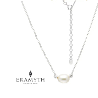 Eramyth Jewelry : สร้อยคอ มุกแท้ น้ำจืด ตัวเรือนเงินแท้ 925 เส้นเล็กๆ SLN-0088-S31 (สินค้าพร้อมส่ง) 