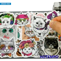 20/30/50Pieces Funny Animals Cartoon Graffiti Cute Cat Stickers for Phone Scrapbook Journal Luggage Car Bike Laptop Sticker Toys