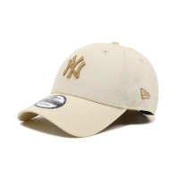【NEW ERA】棒球帽 Color Era MLB 米棕 940帽型 可調帽圍 紐約洋基 NYY 老帽 帽子(NE14148148)