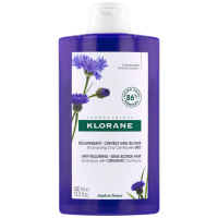 KLORANE Anti-Yellowing Shampoo with Organic Centaury for for White, Grey, Highlighted Hair  400ml